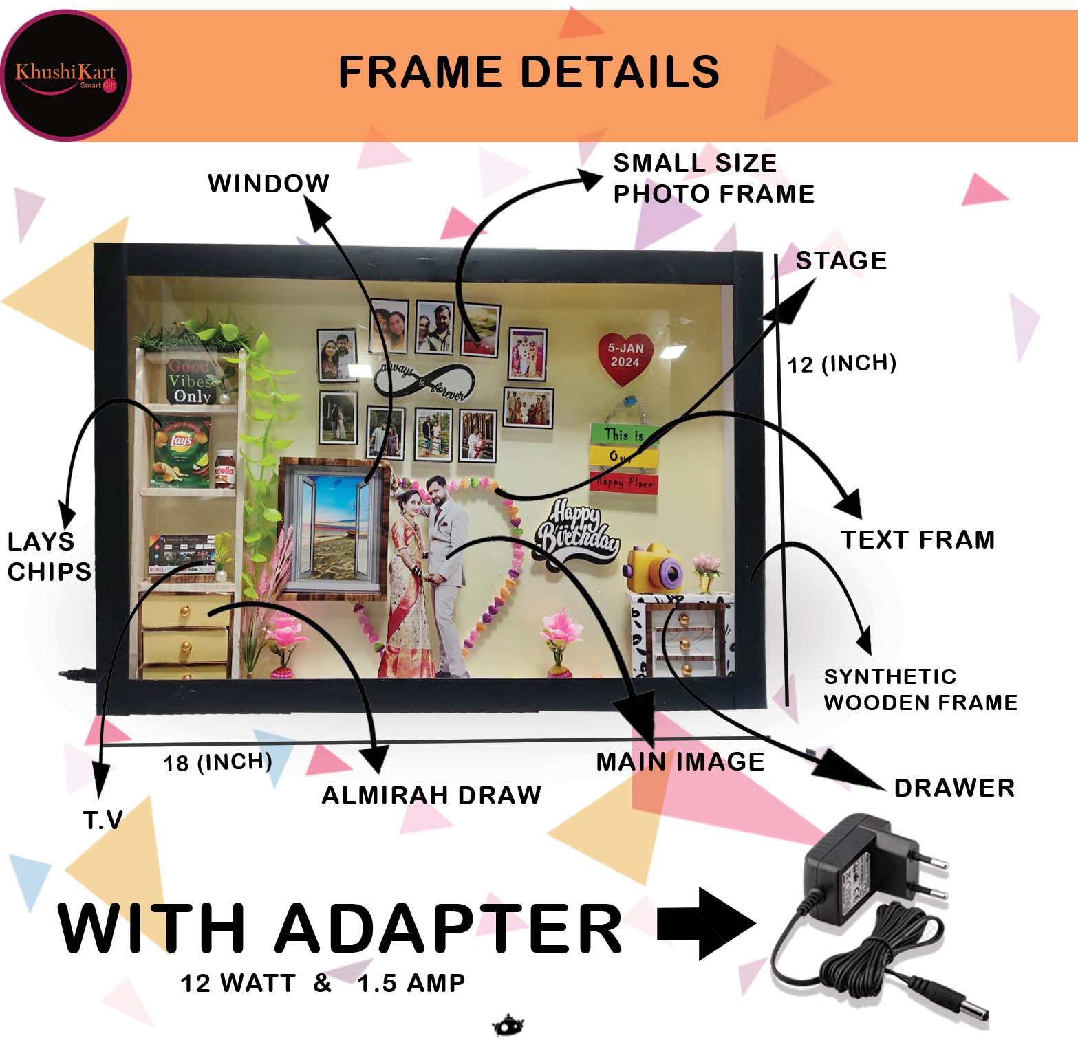 3d miniature photo frame