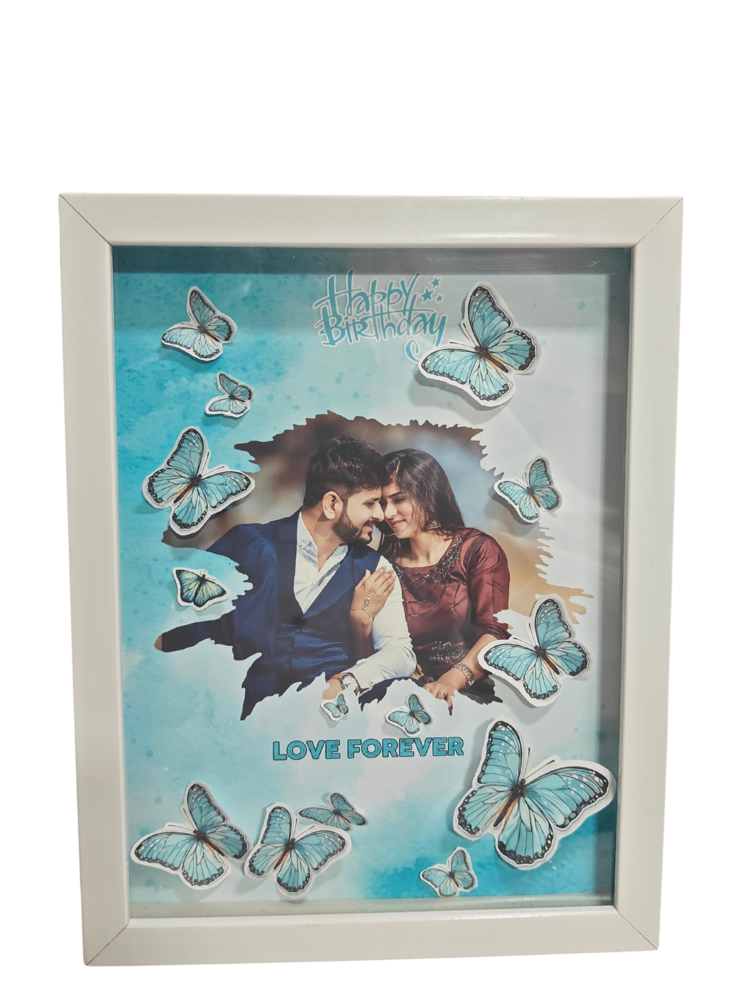 Butterfly theme birthday frame
