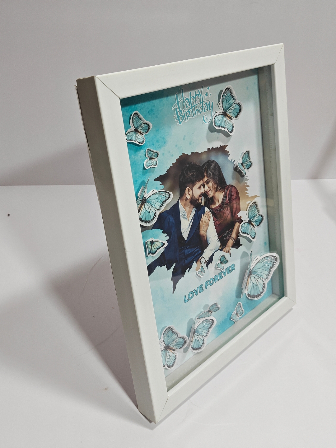 Butterfly theme birthday frame