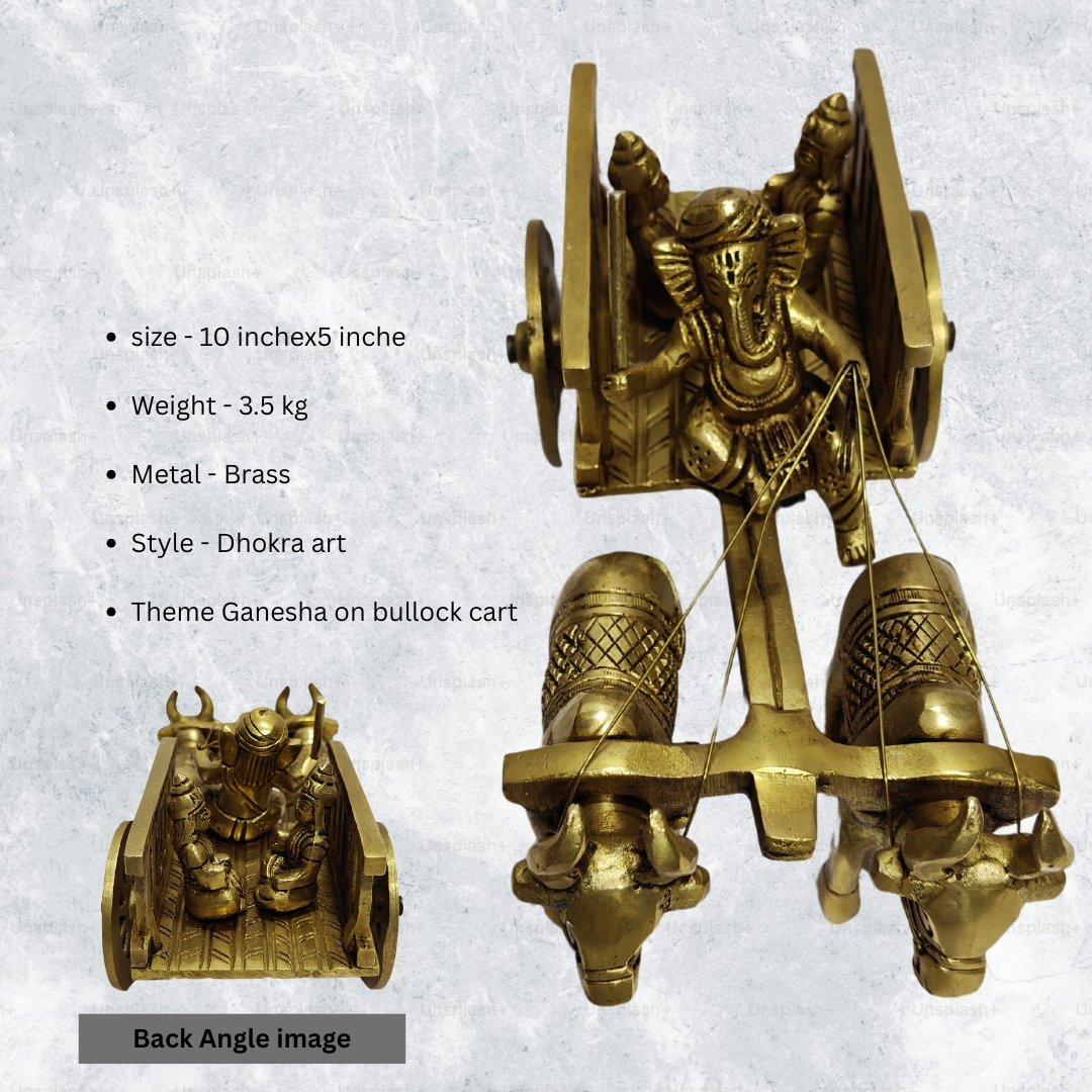 Ganesh On Bullock cart