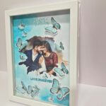 Butterfly theme birthday frame