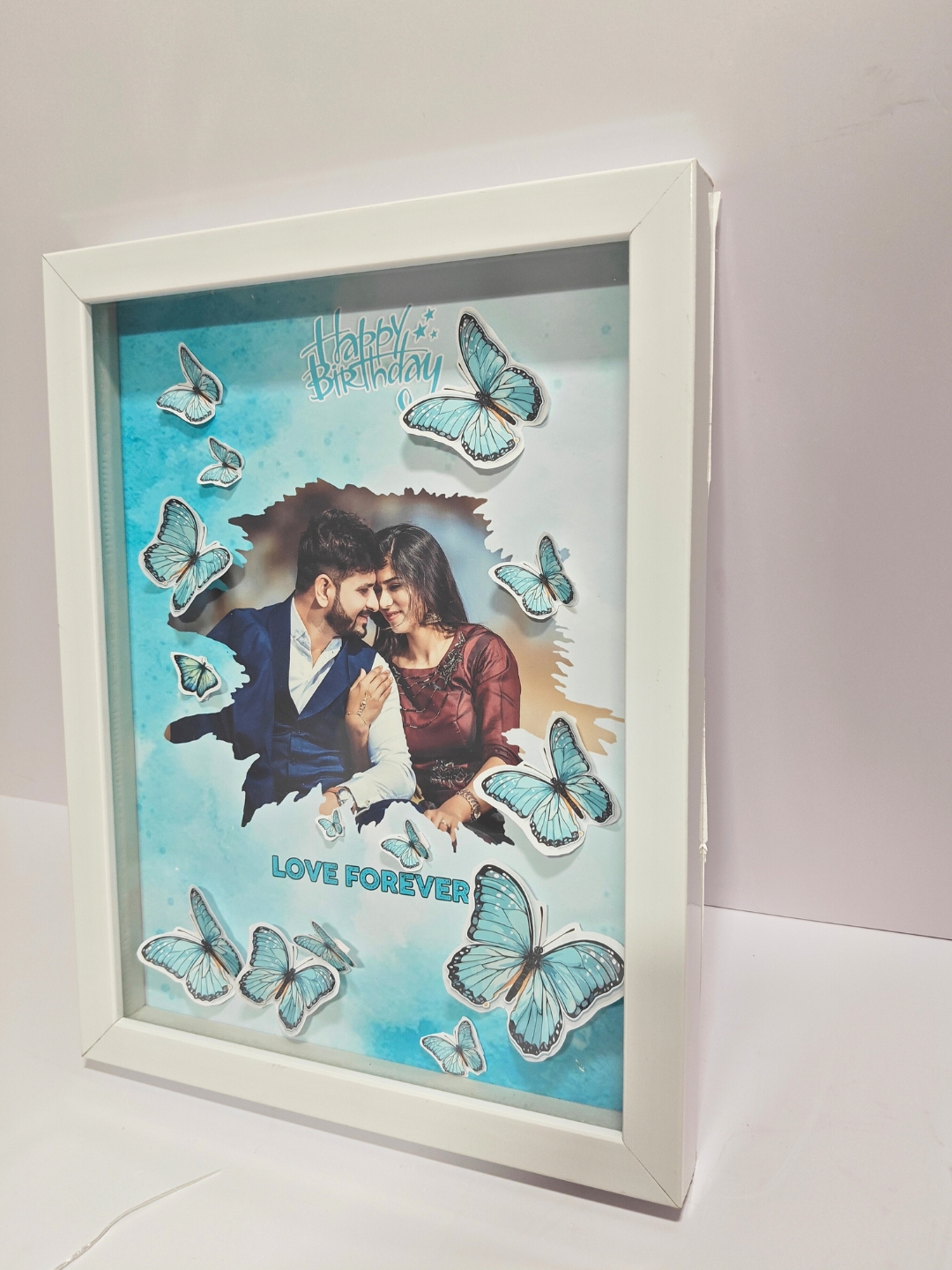 Butterfly theme birthday frame