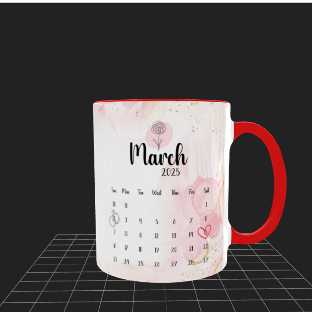 Photo print with calender creative gift