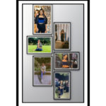 Creative photo frame collage