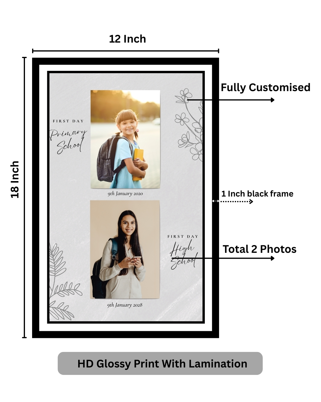 khushikart photo frame collage