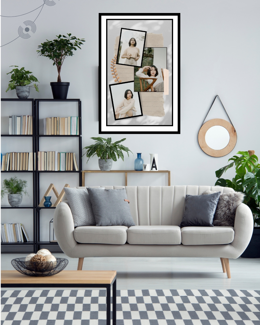 khushikart photo frame collage