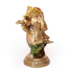 Antique Dhokra Art – Lord Ganesha in Colorful Attire