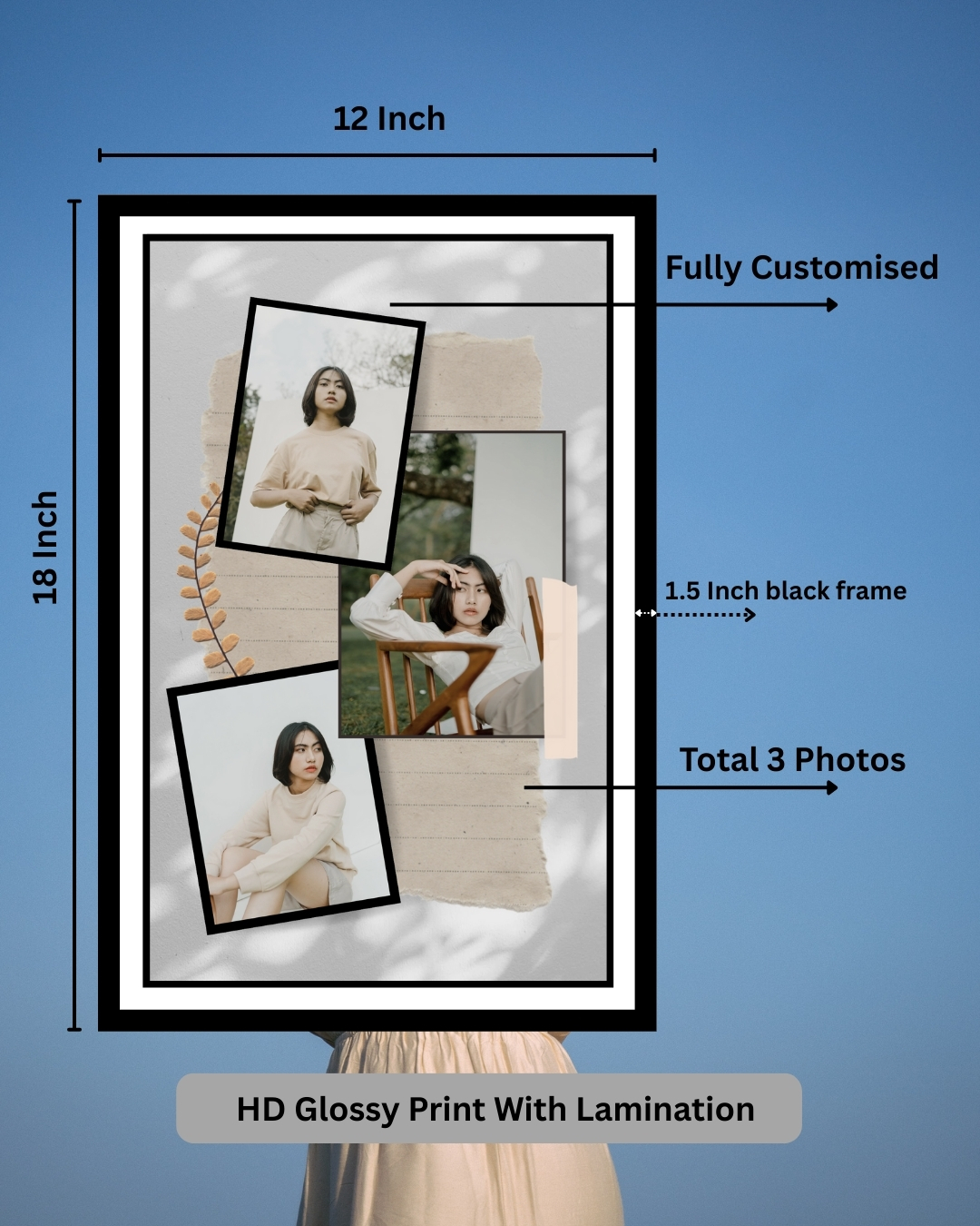 khushikart photo frame collage