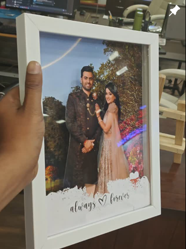 Khushi kart creative Photo frame